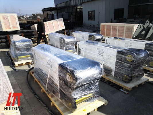 HUITONG Yüksek Kaliteli Fabrika Kazı Makinesi 4-6 Ton Kazı Makinesi Jack Rock Hammer için Hidrolik Çekiç Kırıcı
