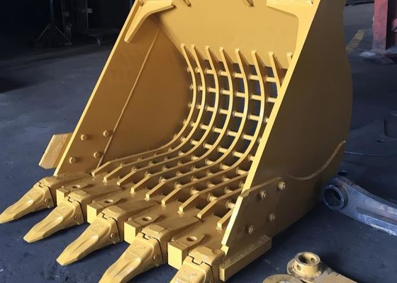 Ekskavatör İskelet Kovası 25-30ton Ekskavatör 1.2m³ HD1430 SH300 EX300 Taş Eleme Nehir Tarama Ocağı Çalışması için