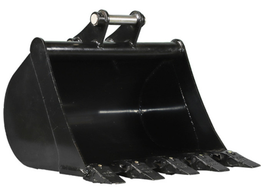 Heavy Duty Strength Excavator General Purpose Bucket Black/Yellow 220-1150kg 0.25-1.4cbm Capacity