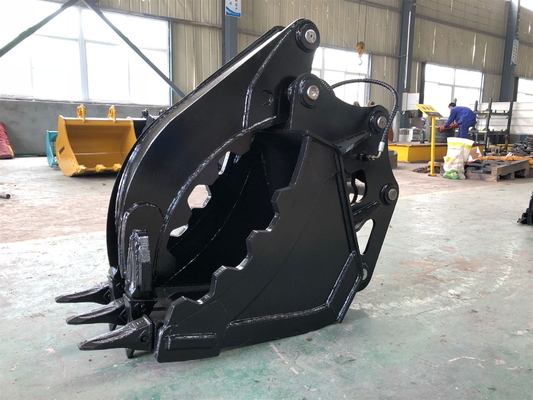 PC250 25Ton Customzied Büyük Kapasiteli Kazıcı Hidrolik / Yüksek Standartlı QC Test ile El Başparmak Kova Yakalama Bağlantısı