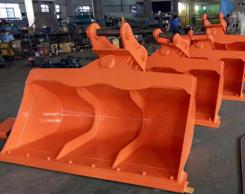 Özel bir kazıkçı eğimli kovası inşaat makineleri parçaları temizlik 5 6 20 tonluk eğimli kovası kazıkçı