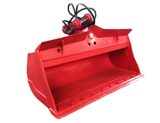 Customized Reds Tilt Bucket Red Yellow 0.1-0.75 CBM Excavator Bucket