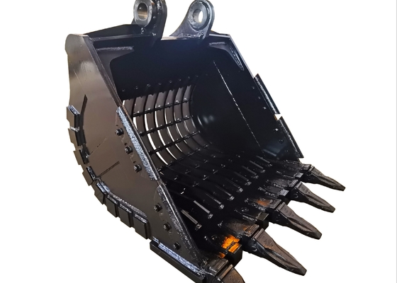 Sarı kazıcı iskelet kova ağır görevli Q355B NM400/450/500 Hardox450/500/550 0.2-2.8 M3