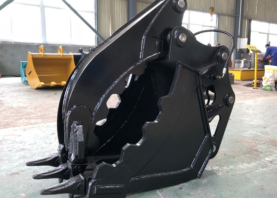 PC250 25Ton Customzied Büyük Kapasiteli Kazıcı Hidrolik / Yüksek Standartlı QC Test ile El Başparmak Kova Yakalama Bağlantısı