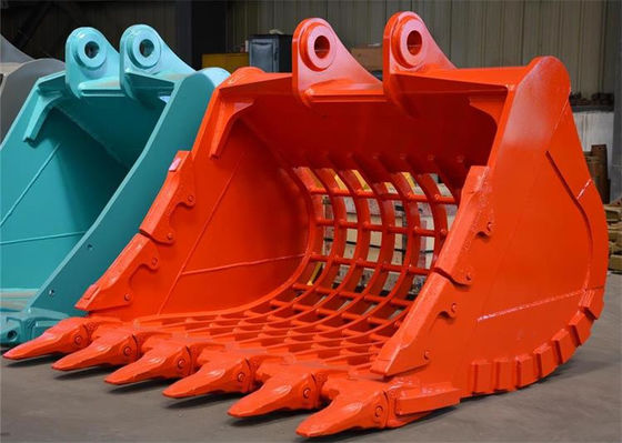 Özel kazıcı iskelet kova 36-40 ton kazıcı 1.7m3 PC350 EX350 SY365 XE360 PC400 ZX370 kazıcı kaya tarama işi için