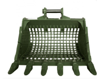 Sarı kazıcı iskelet kova ağır görevli Q355B NM400/450/500 Hardox450/500/550 0.2-2.8 M3