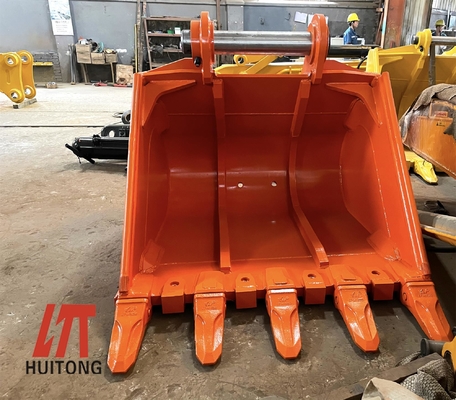HUITONG Özel Kazıcı HD Kovası Ağır Görevli Kovası Kazıcı CAT320 EX120 için Güçlendirilmiş Kaya Kovası