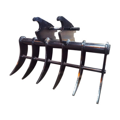 Mini Kazı makinesi Bağlantı Fırça Rake Yakalama 3-50 Ton Kazı makinesi Kök Rake Satılık