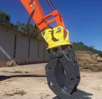 Q355B Ekskavatör SH300 SH420 için Hidrolik Kaya Kıskaç