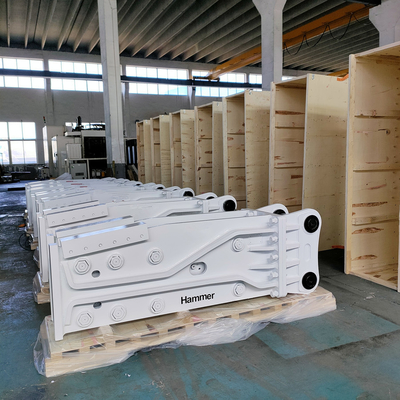 200-1500 kg hidrolik kırıcı çekiçle taş/beton kırma