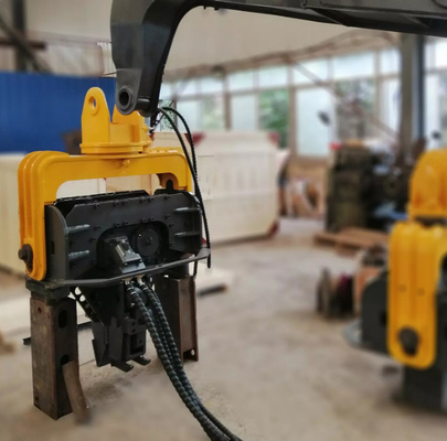 45 ton kazı makinesi inşaat yığını Vibro çekiçli Vice kollu iyi kaliteli sıcak satış ürünü