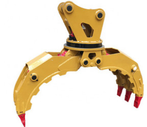 Ağır Güçlü Kazıcı Döner Yakalama 2-40 Tonluk Kazıcılar için Üstün Ahşap / Ağaç / Tock Grabber