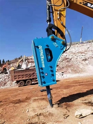 Kırma Kaya / Beton Fonksiyon Kazı makinesi Alışılır OEM ile Hidrolik Çekiç 100%