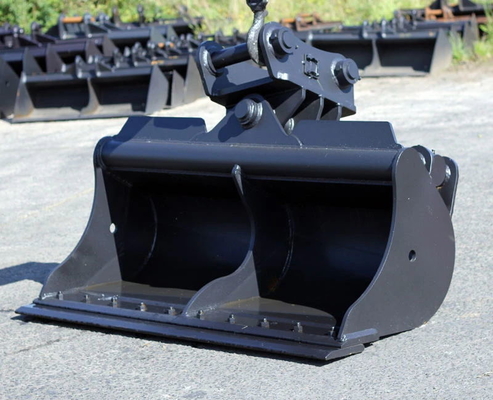 Ağır Güçlü Kazıcı Eğilebilir Kapasite 0.1-5 CBM 800-1500mm Çelik İnşaat