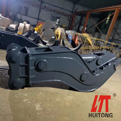 Siyah Alaşımlı Çelik Hidrolik Beton Pulverizer Mükemmel Teknoloji ve Özel