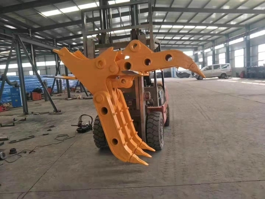 Dönüşmeyen Dönüşümlü Sistem Ürün 9Ton Ekskavatör El Türü Çubuk Yakalama Özel Çene Açık Ahşap Yakalama