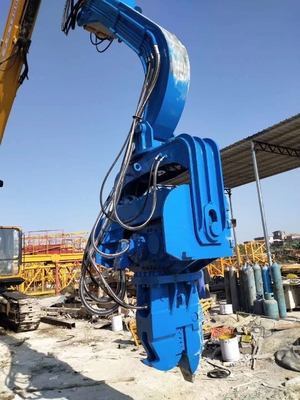 15 ton kazı makinesi hidrolik yığın çekiçli alt kollu kazı makinesi eklentileri inşaat makineleri için yığın sürücüsü ekleme