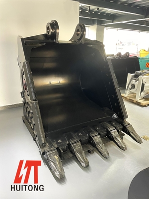Kapasite Ağır Görevli Kazma Kovası 180mm Kesme Yüksekliği Q355B NM400