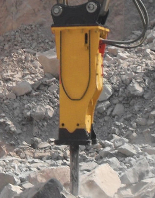 Kırma Kaya / Beton Fonksiyon Kazı makinesi Alışılır OEM ile Hidrolik Çekiç 100%